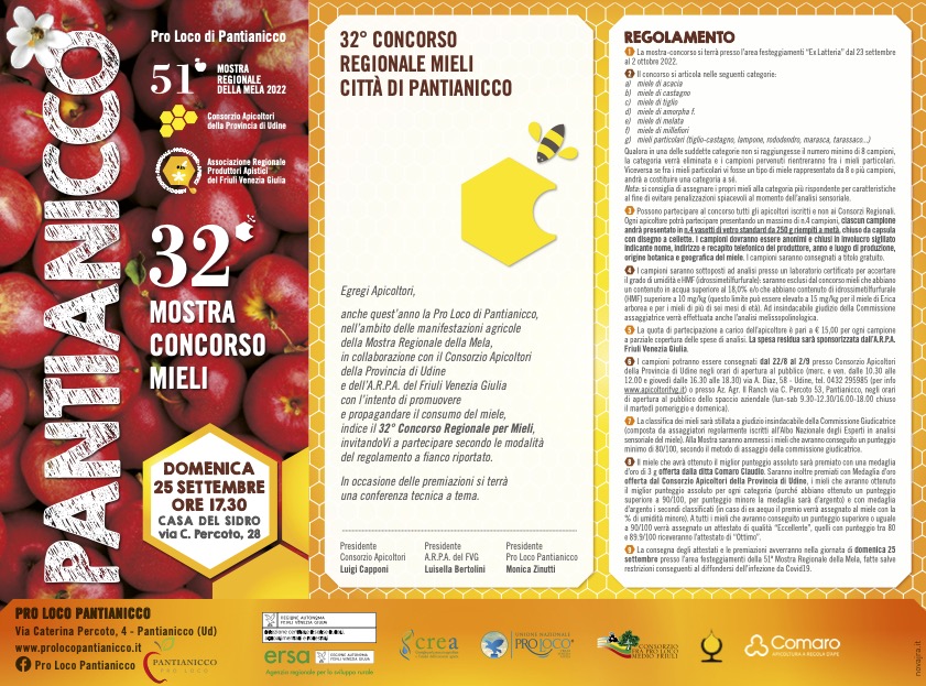 32° Concorso regionale Mieli città di Pantianicco